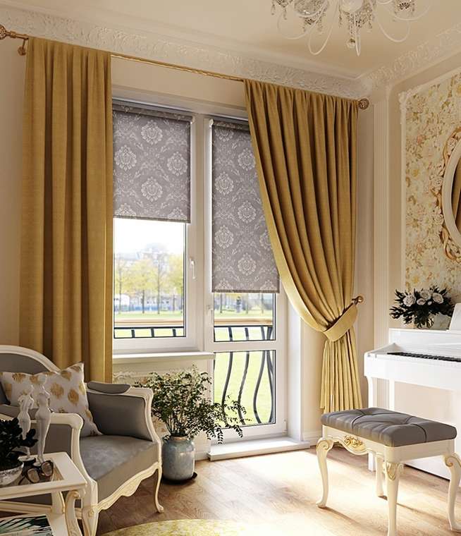 Мини ролета Шарм 120х175 серый