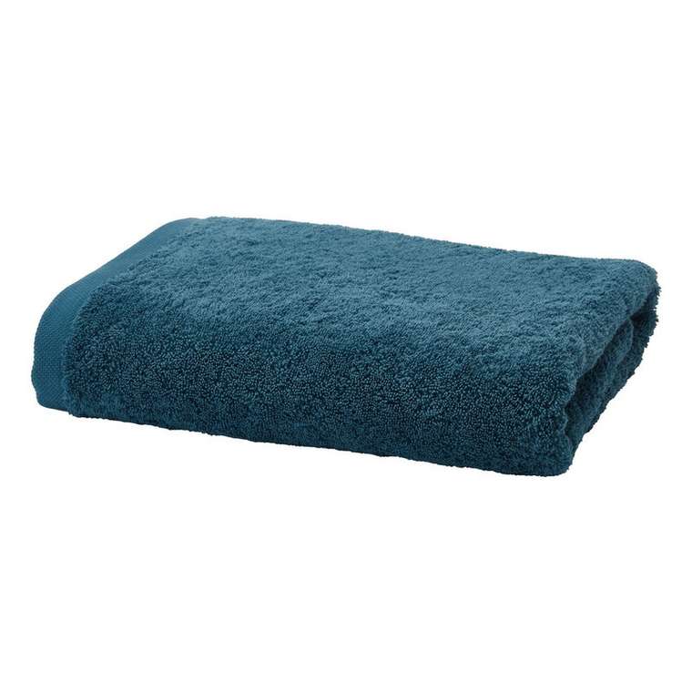 Банное полотенце London 100x150 синего цвета 