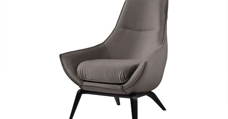 Кресло Ermes темно-серого цвета 