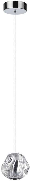 Подвесной светильник Odeon Light Jemstone 5084/5L хром/прозрачный/металл/акрил LED 5W 4000K 250Лм в форме шара