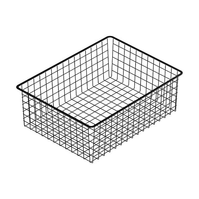 Корзина проволочная 56x41 черного цвета