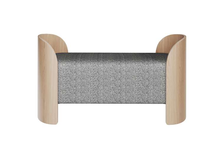 Банкетка Lagom-2 100 серо-бежевого цвета