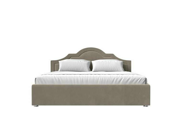 Кровать Афина 180х200 бежевого цвета с подъемным механизмом
