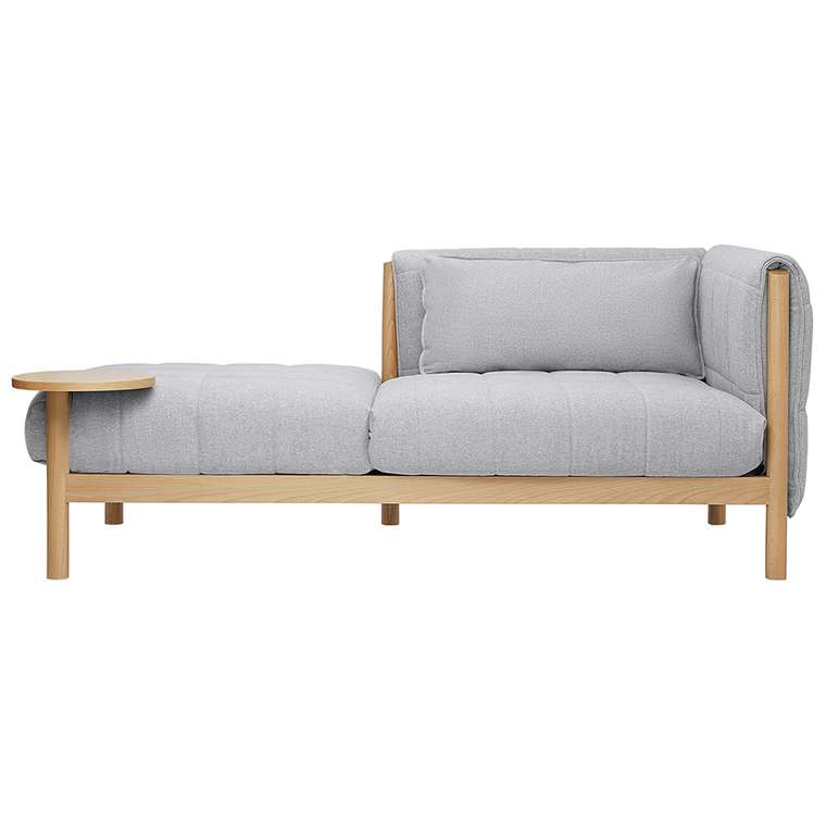 Кушетка-диван Noak светло-серого цвета