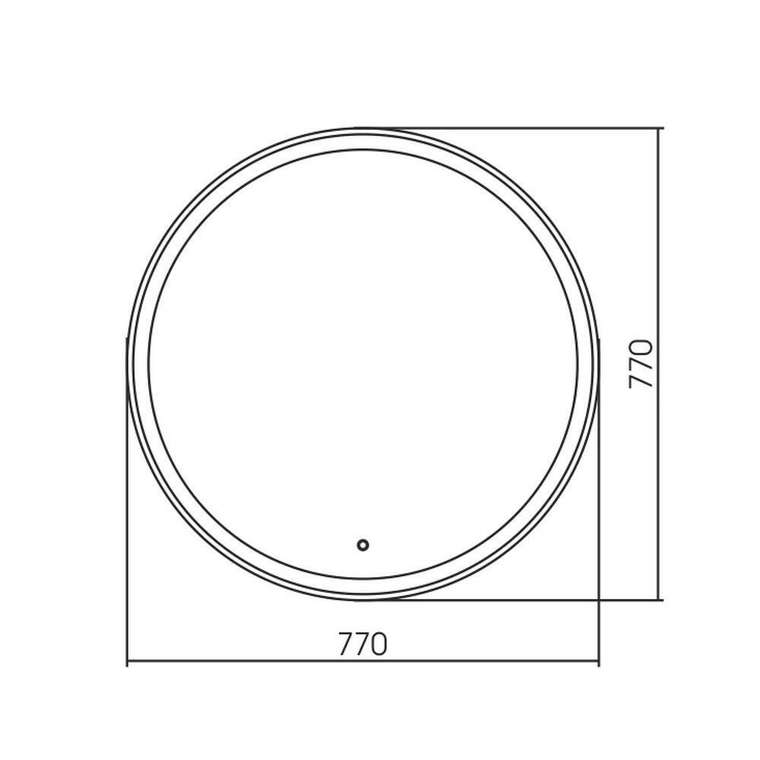Зеркало Silver Mirrors Перла d770 (сенсорный выключатель)