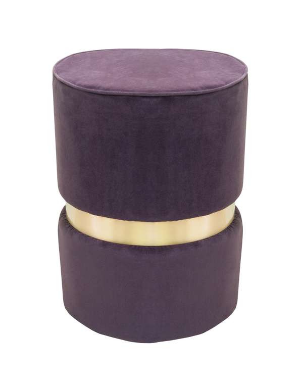 Пуф Brassy violet фиолетового цвета