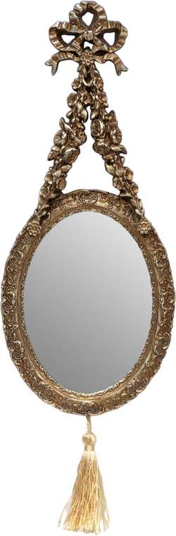 Зеркало настенное под старину золотого цвета