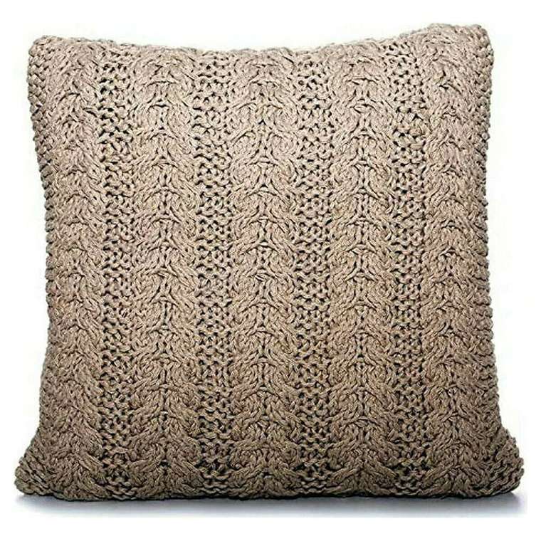 Подушка Шерсть (60 x 20 x 60 см) Бежевый