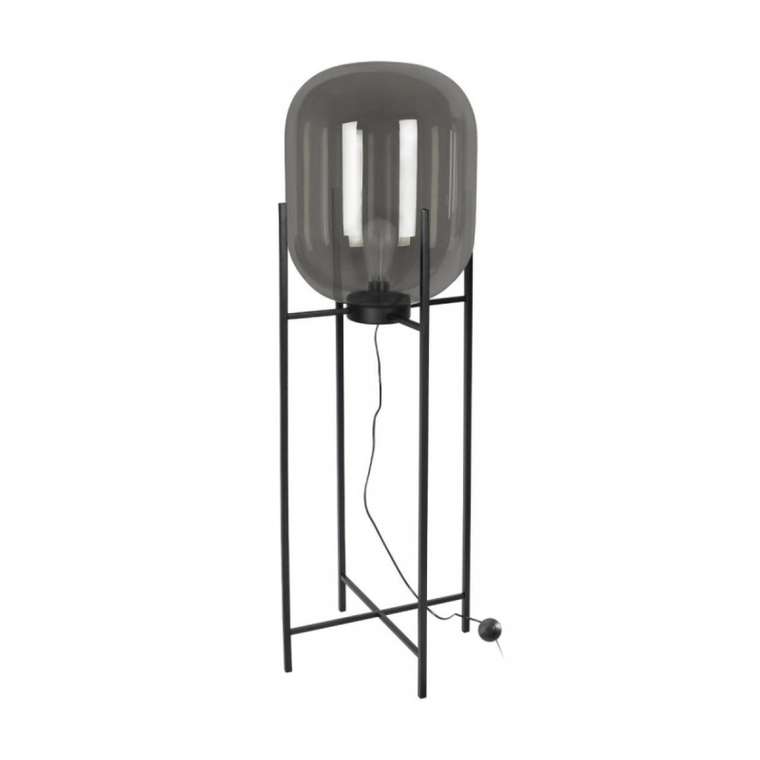 Торшер Oda 10195F/1400 Smoke (стекло, цвет дымчатый)