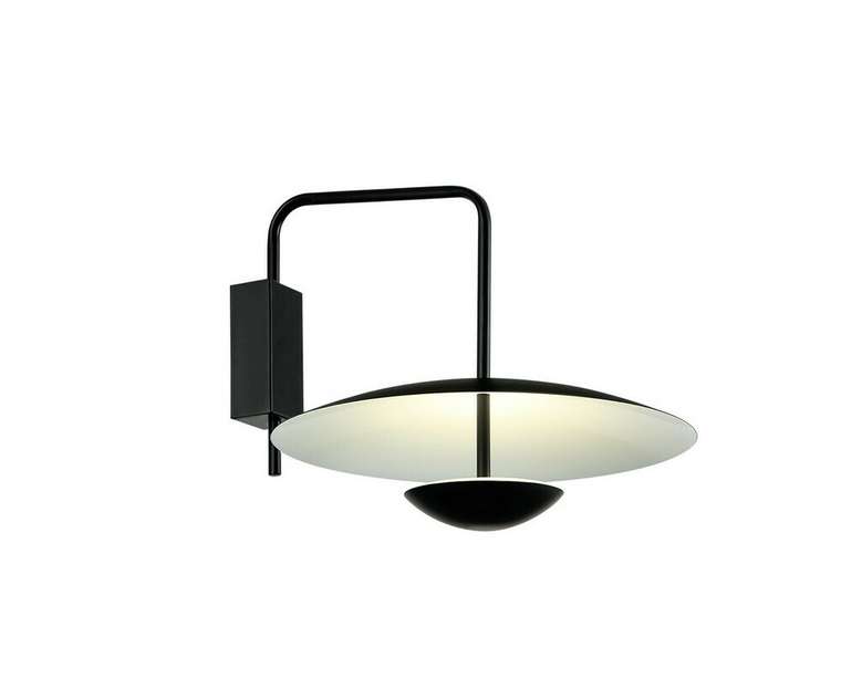 Настенный светильник Синди черный d35 L42.5 h38 Led 6W (4000K)