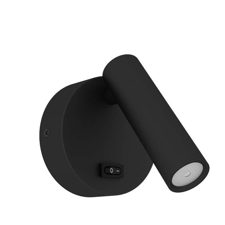 Светильник настенный ST-Luce Черный/Черный LED 1*5W 3000K Настенные светильники