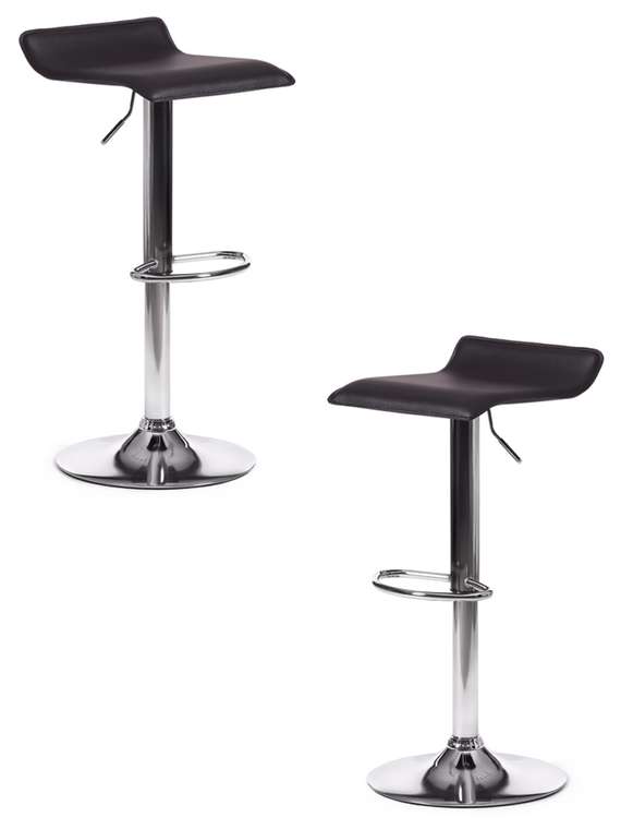 Комплект из двух барных стульев Kost черного цвета