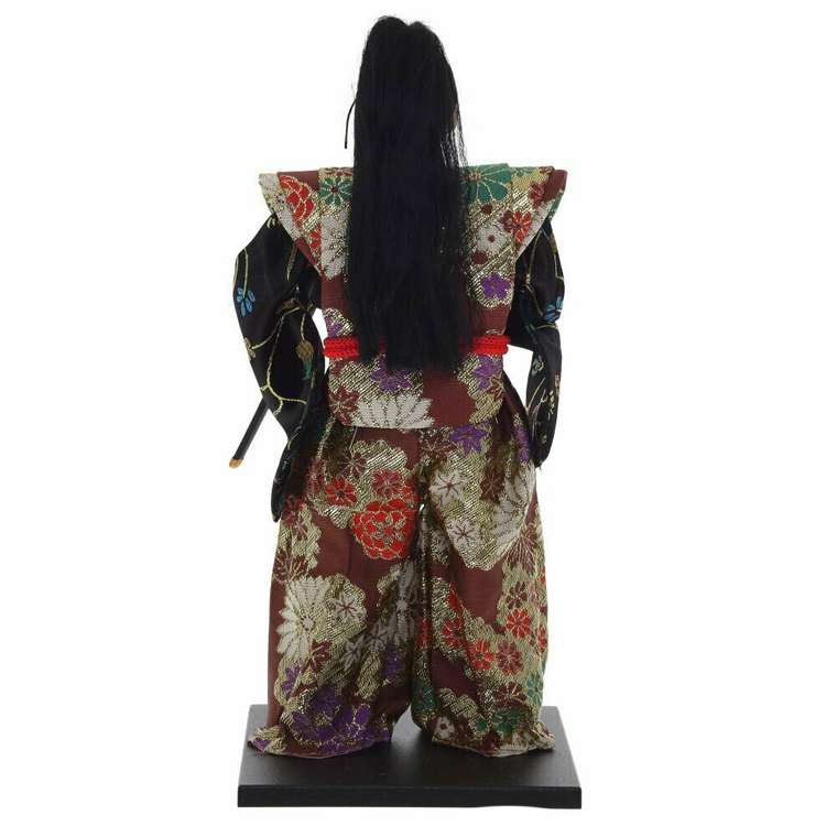 Фигурка декоративная Самурай черно-красного цвета