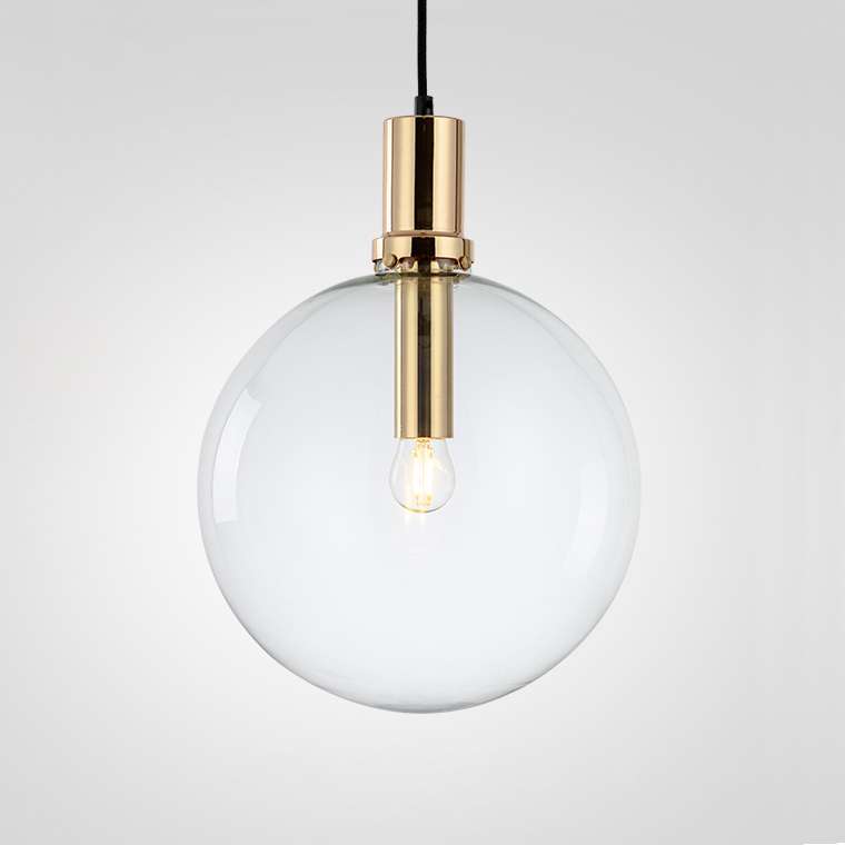 Подвесной светильник Penball D30 золотого цвета