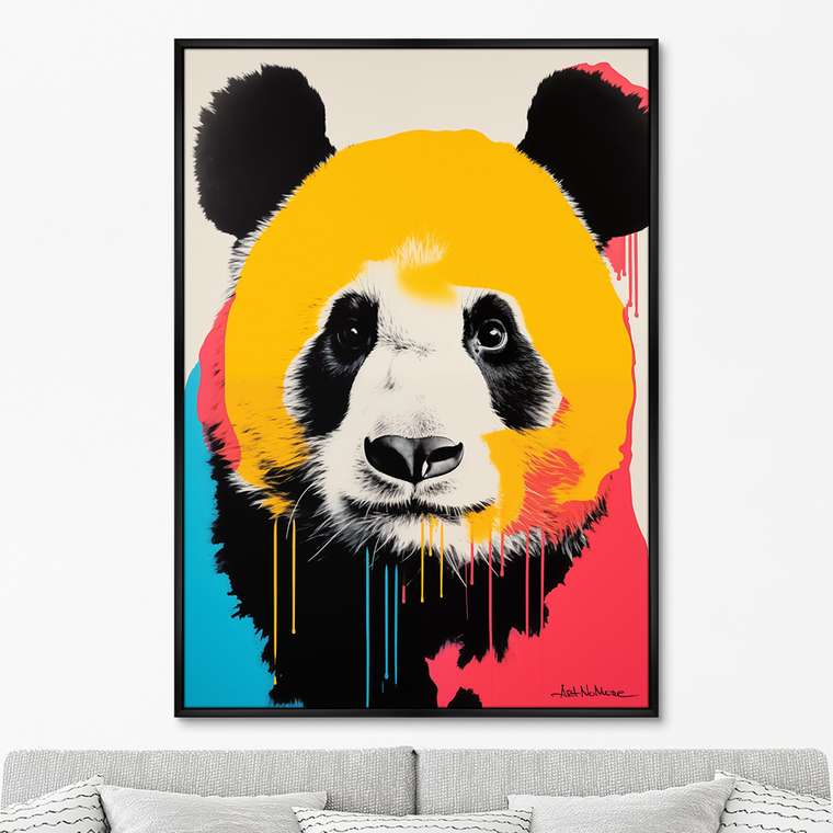 Репродукция картины Vibe collection, Panda, No 2, 2024г.
