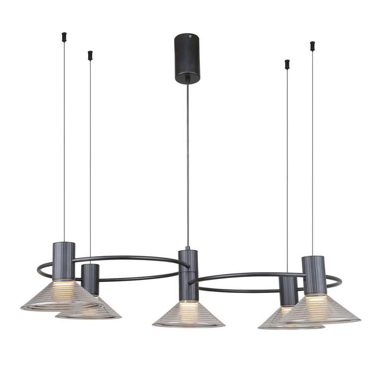 подвесная люстра Feris металл, стекло 5*LED*6W, 2400LM, 3000K, included