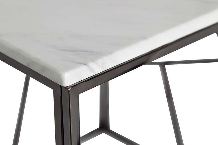 Кофейный стол со столешницей из искусственного мрамора 