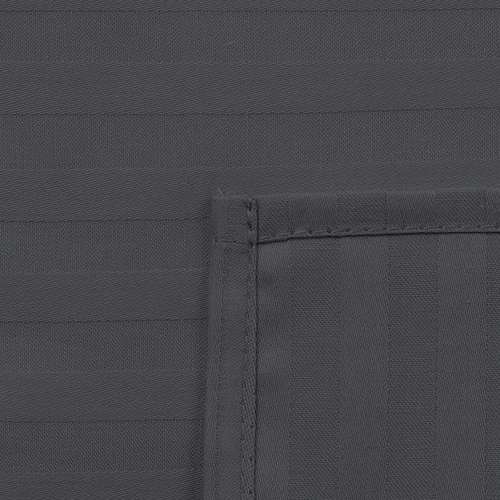 Простыня 'HoReCa' 200х217, страйп-сатин, 100 % хлопок, пл. 125 гр./кв. м., 'Графит'