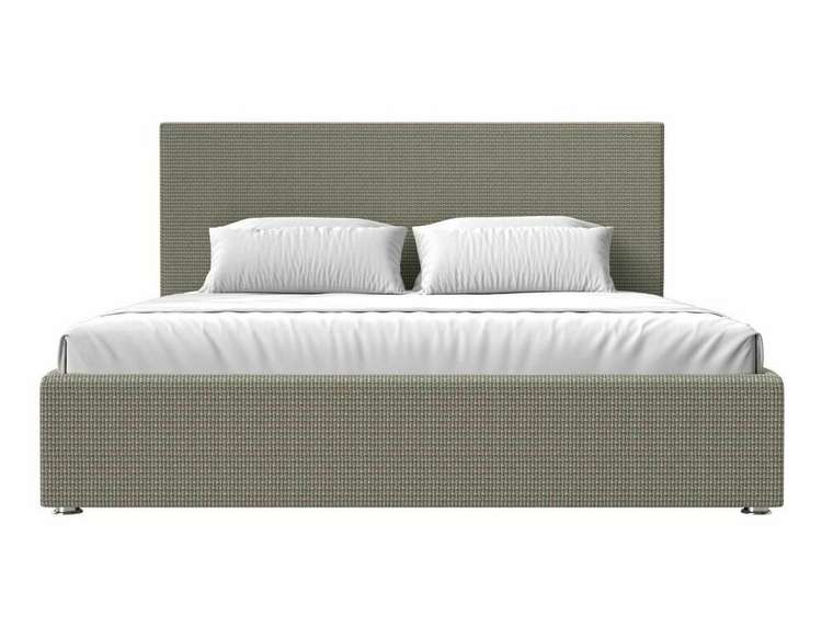 Кровать Кариба 160х200 серо-бежевого цвета с подъемным механизмом
