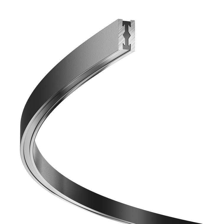 Шинопровод накладной/подвесной Technical TRX154-2SR-D1800-B Busbar trunkings Flarity Магнитная модульная трековая система FLARITY