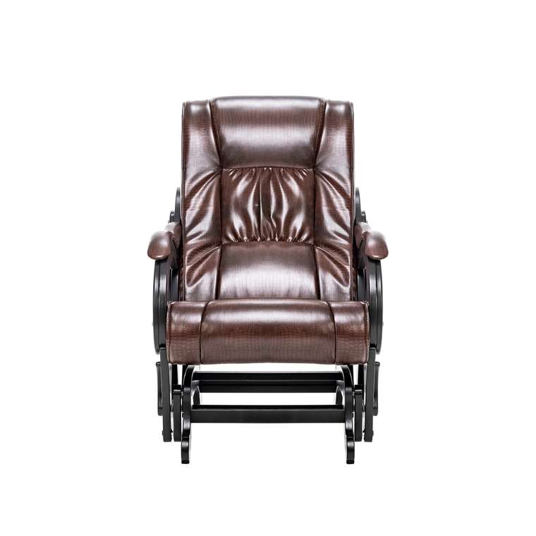 Кресло-маятник Модель 78 коричневого цвета