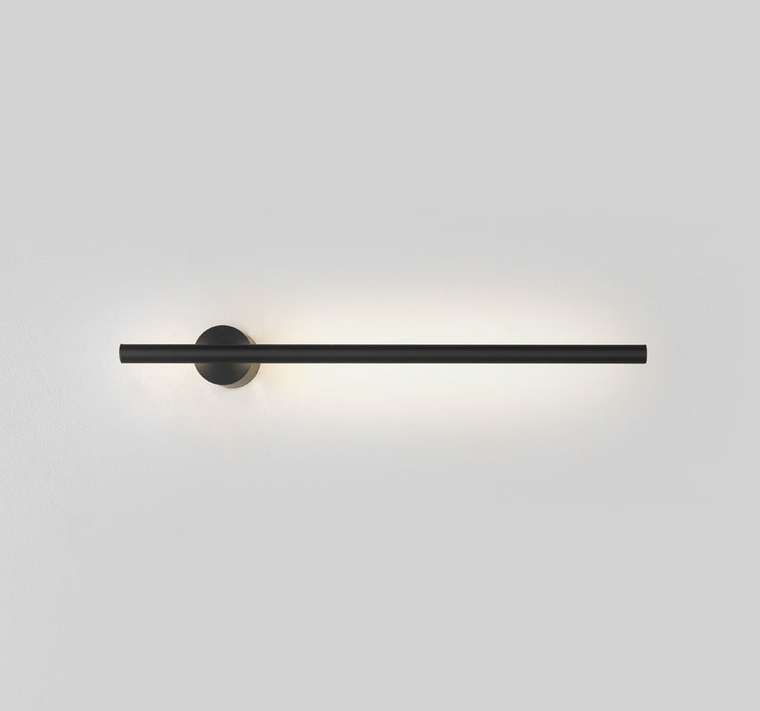 Бра Clock черного цвета