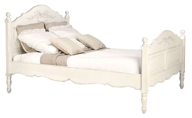 Кровать Марсель 120х200 белого цвета