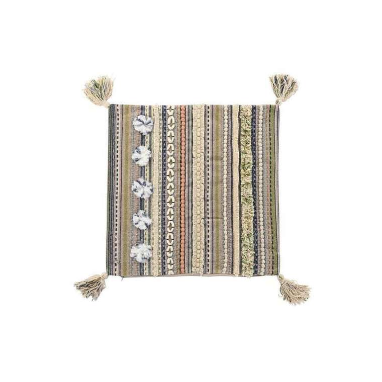 Наволочки Чехол для DKD Home Decor Разноцветный бахрома 50 x 1 x 50 см