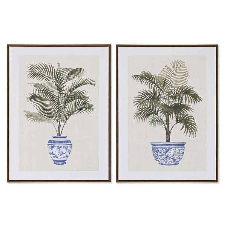 Картина Пальмы Колониальный 60 x 4 x 80 cm (2 штук)