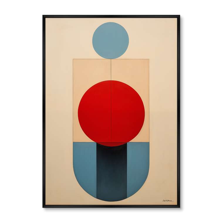 Репродукция картины Vibrant colors and shapes, No 1, 2024г.