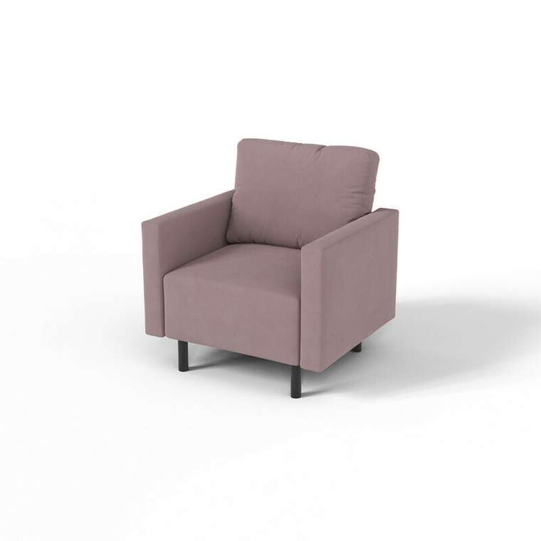 Кресло Сканди пыльно-розового цвета 