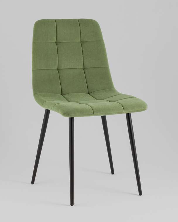 Стул Одди Original велюр пыльно-оливкового цвета