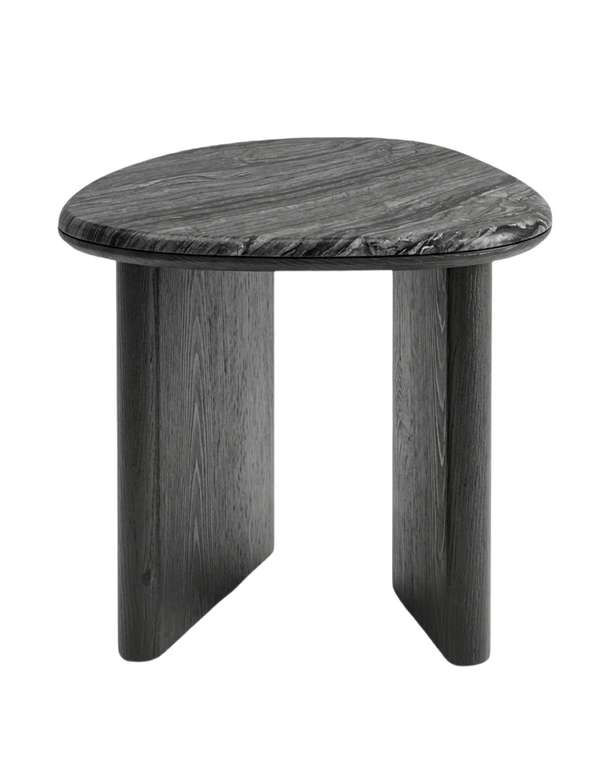 Приставной столик Эктор черного цвета