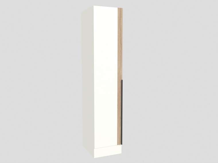 Шкаф с лифтом и брючницей Азарт Ш550.1 белого цвета левый