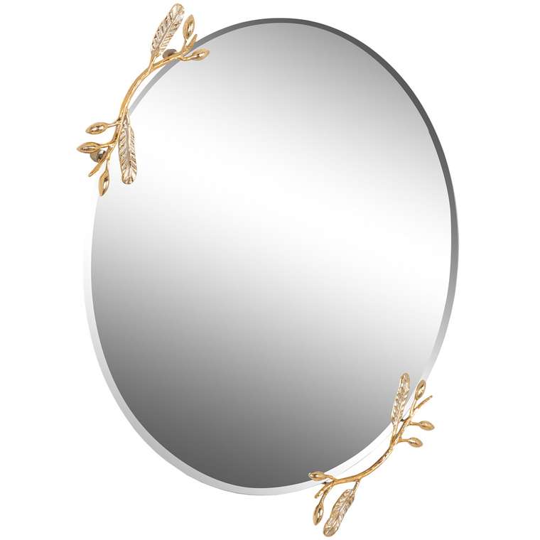 Зеркало настенное Oliva Branch Айвори с кованными элементами