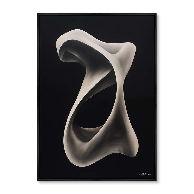 Репродукция картины Streamlined shapes, No 1, 2024г.
