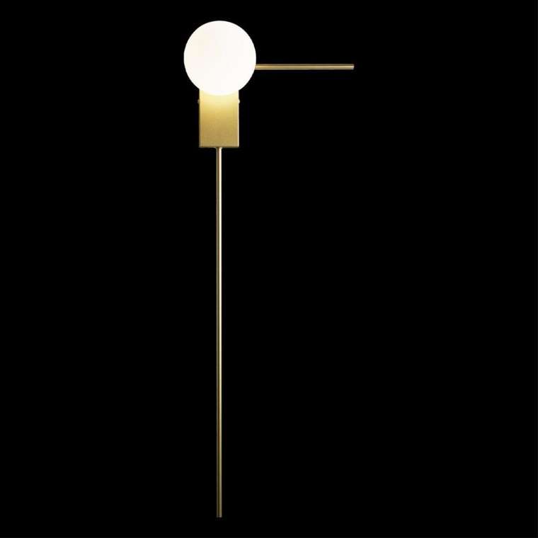 Бра Meridian 10132/H Gold_уценка (стекло, цвет белый)