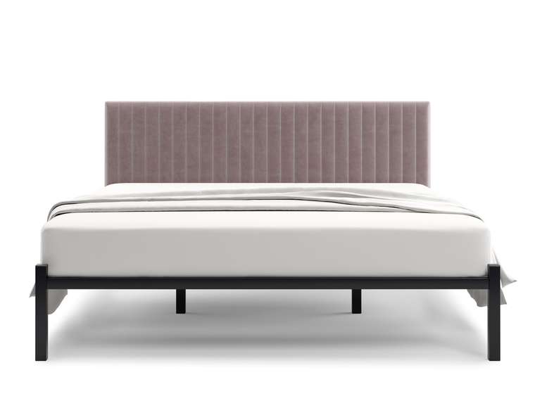 Кровать Лофт Mellisa Steccato 160х200 коричневого цвета без подъемного механизма