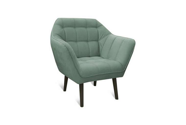 Кресло Остин серо-зеленого цвета