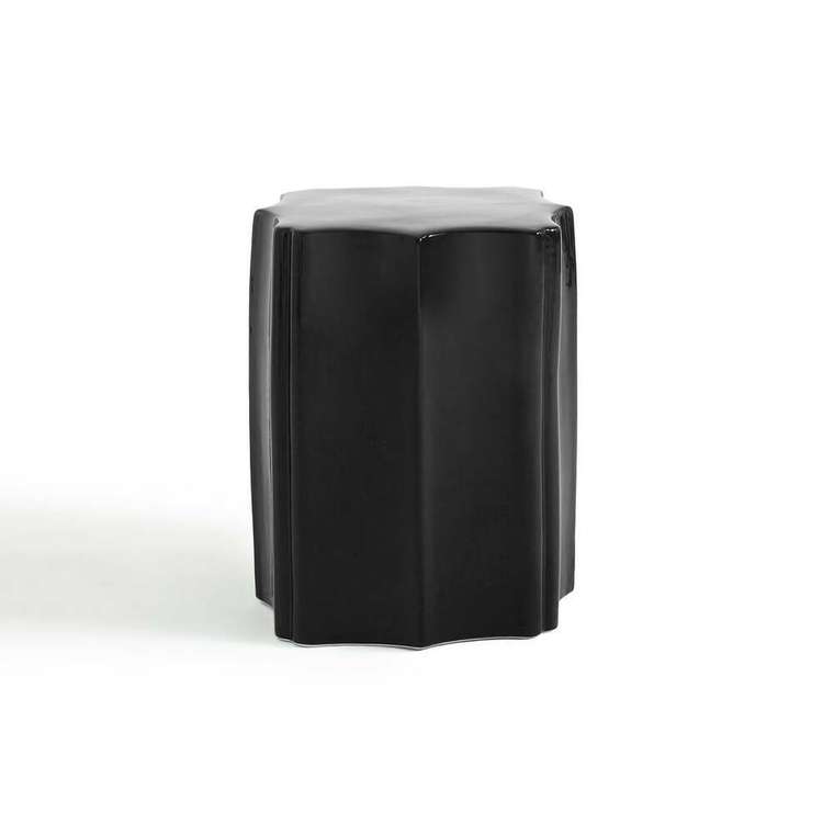 Стол диванный из керамики Adixia черного цвета