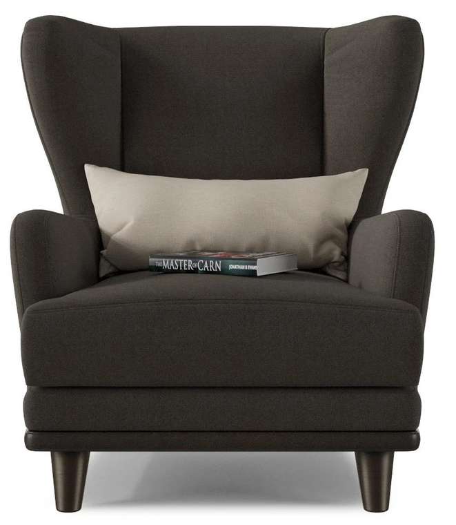 Кресло Роберт Choco темно-коричневого цвета