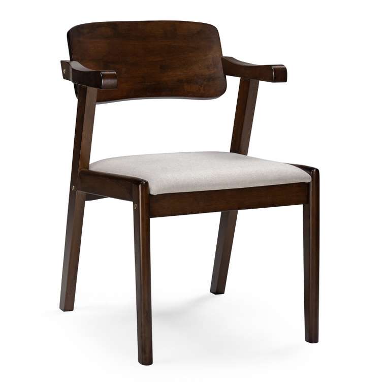 Обеденный стул Velma коричневого цвета