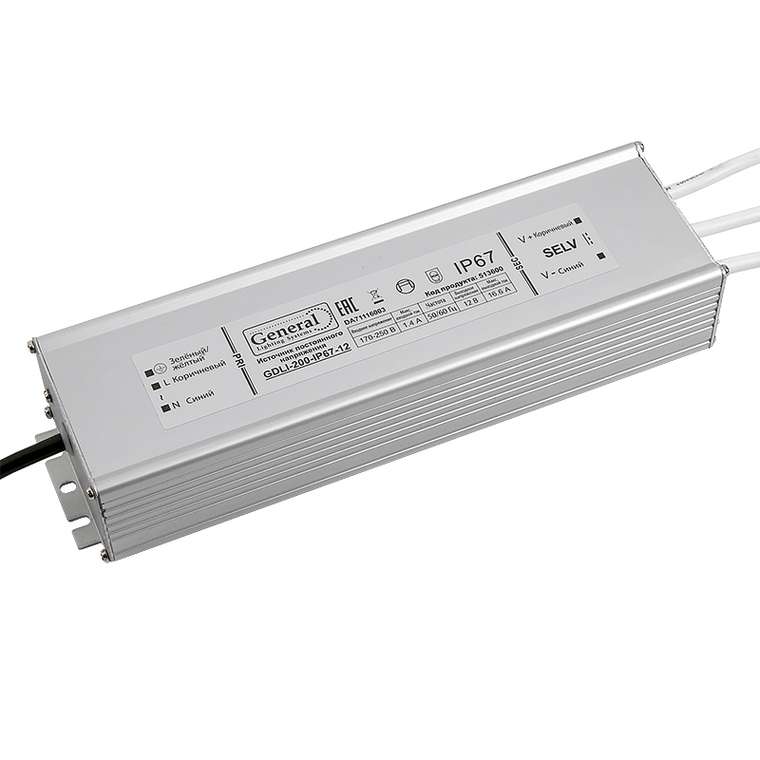 Драйвер General GDLI-200-IP67-24 519128