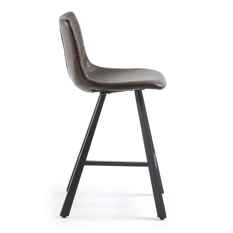 Полубарный стул TRAC темно-коричневого цвета
