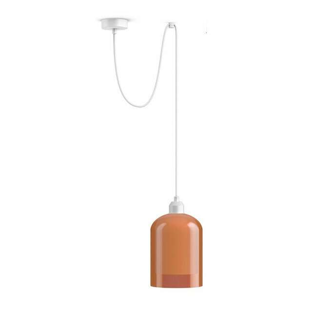 Подвесной светильник Capsule с оранжевым плафоном