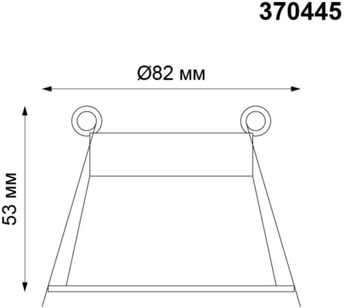 Встраиваемый светильник с цоколем gu10 Novotech Butt 370445