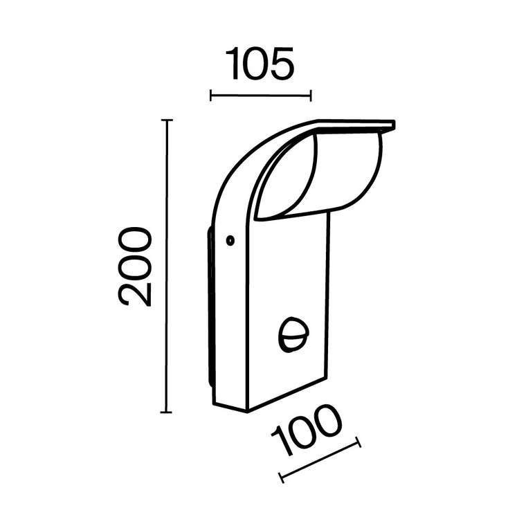 Настенный светильник (бра) Outdoor O446WL-L7GF3KSR Stock Outdoor