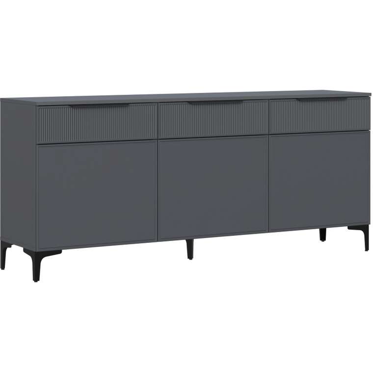 Комод Иадама темно-серого цвета