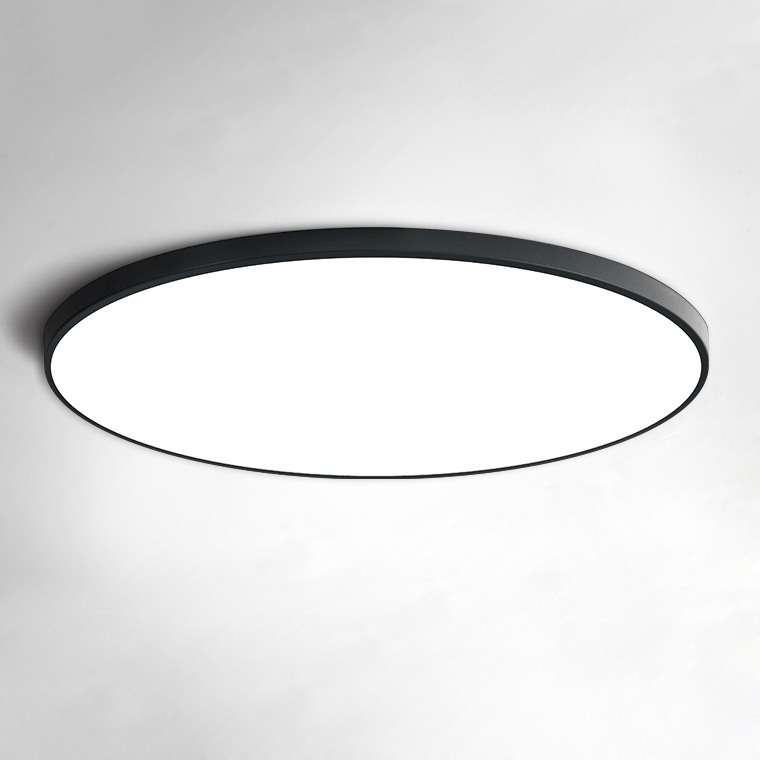 Потолочный светильник Slim D30 бело-черного цвета