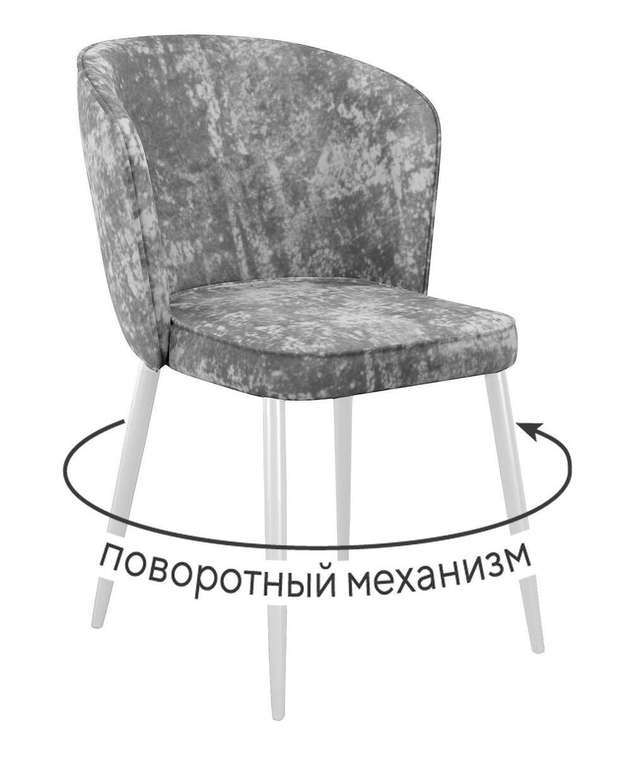 Стул поворотный DikLine 348 серого цвета